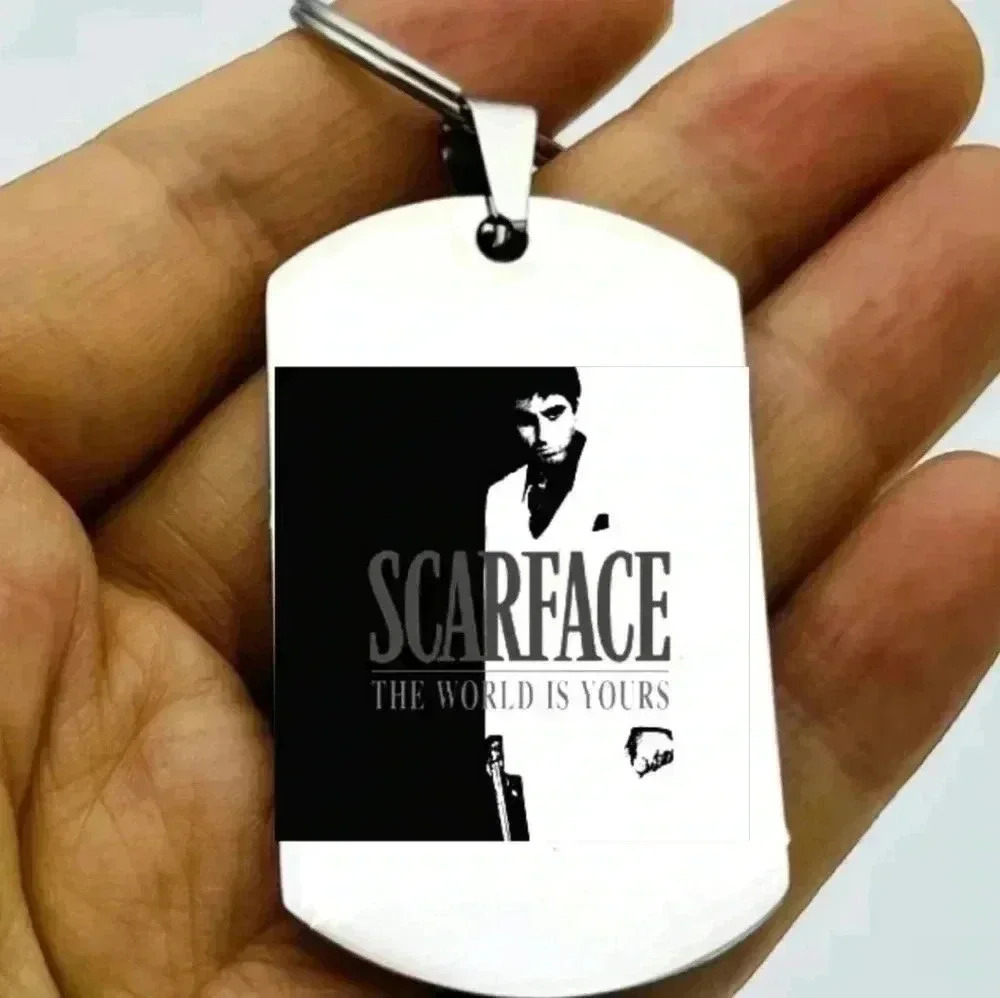 Scarface hot classic movie gangster Keychain